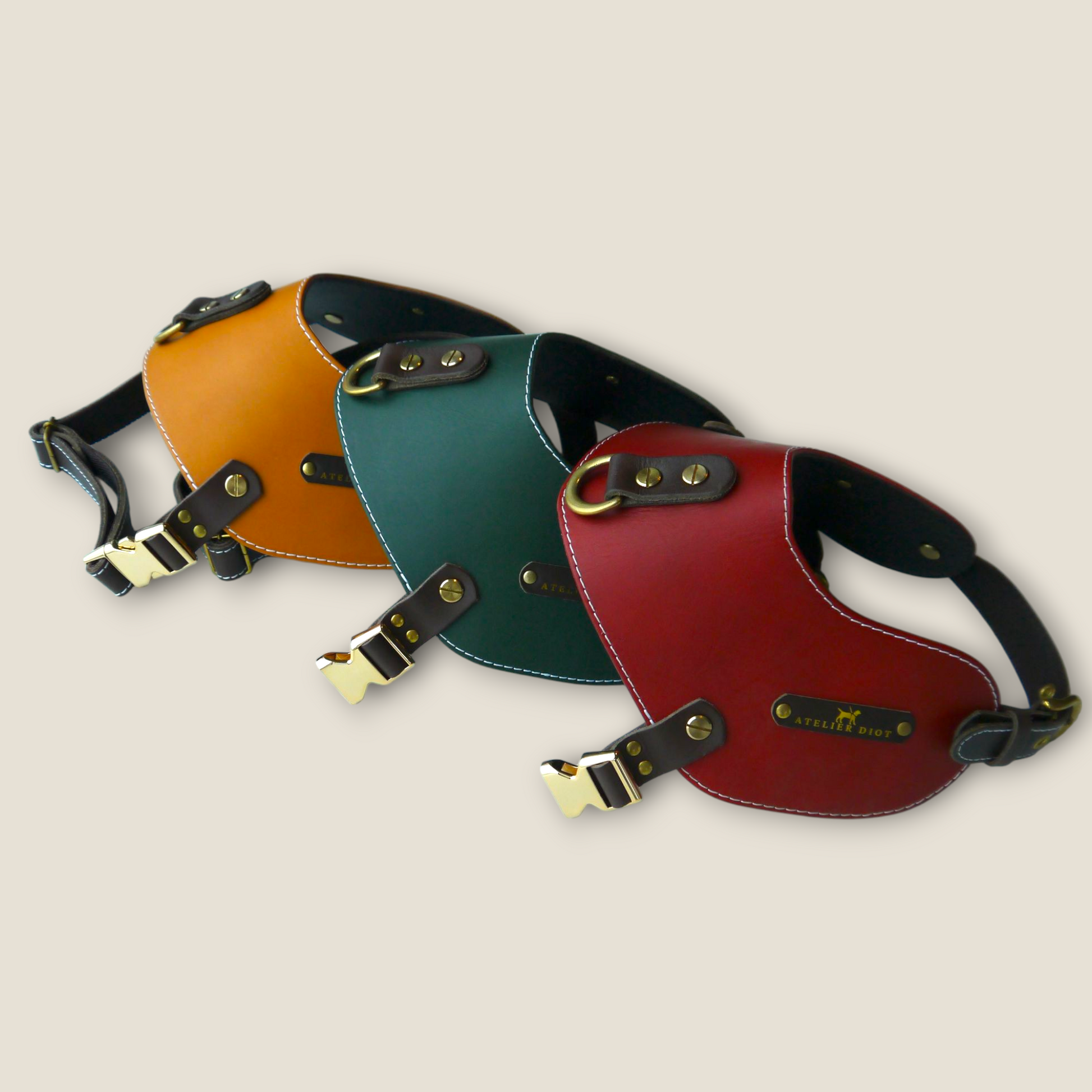 姫路レザー ノルウェージャン 犬用ハーネス カラーシリーズ 【小型 姫路レザー ノルウェージャン 犬用ハーネス カラーシリーズ 【小型